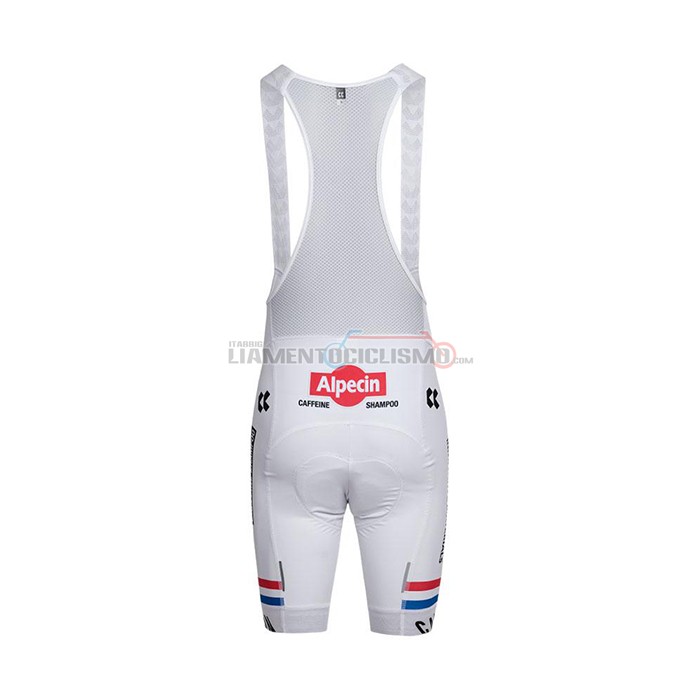Abbigliamento Ciclismo Alpecin Fenix Manica Corta 2022 Rosso Bianco Blu